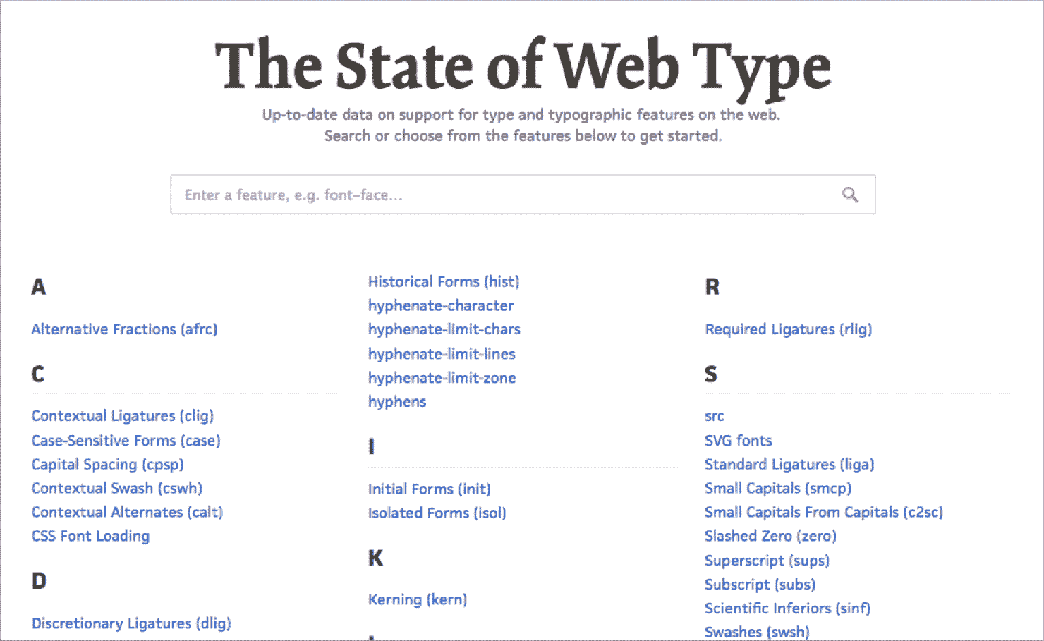 State of Web Type